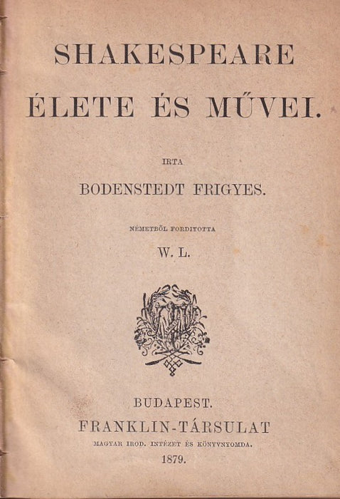 Shakespeare élete és művei