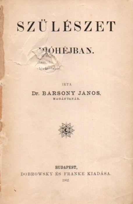 Szülészet dióhéjban