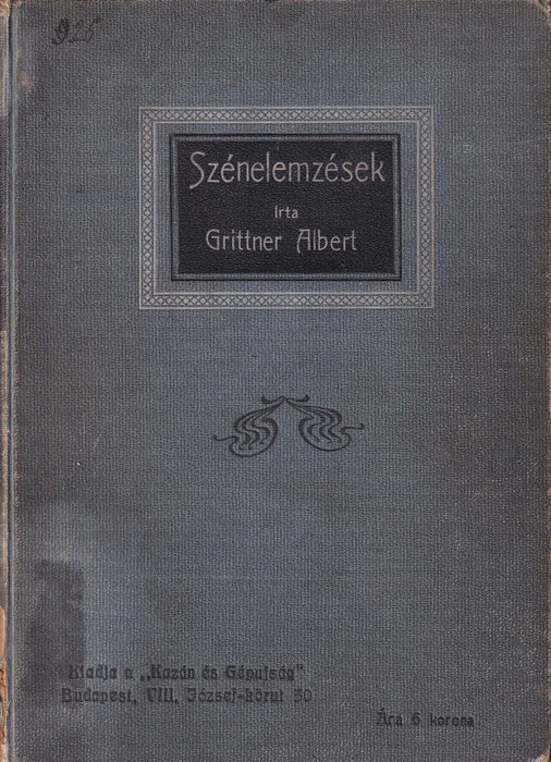 Szénelemzések.