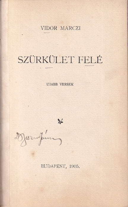 Szürkület felé