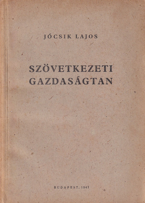 Szövetkezeti gazdaságtan