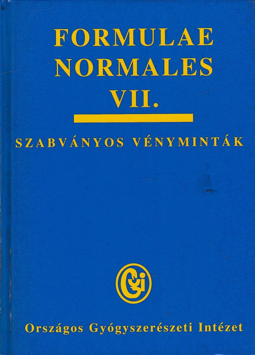 Szabványos vényminták VII.