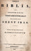 Szent Biblia – Ó Testamentom (1840 Kőszeg)