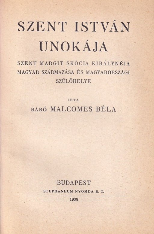 Szent István unokája
