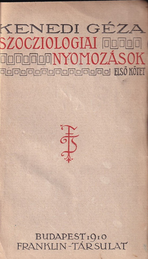 Szocziologiai nyomozások I-II.
