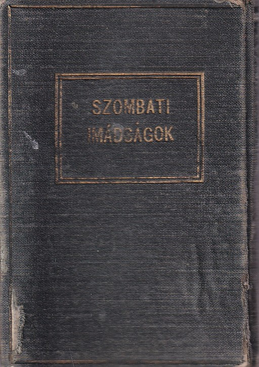 Szombati imakönyv