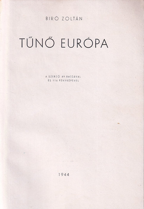 Tűnő Európa