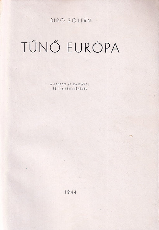 Tűnő Európa