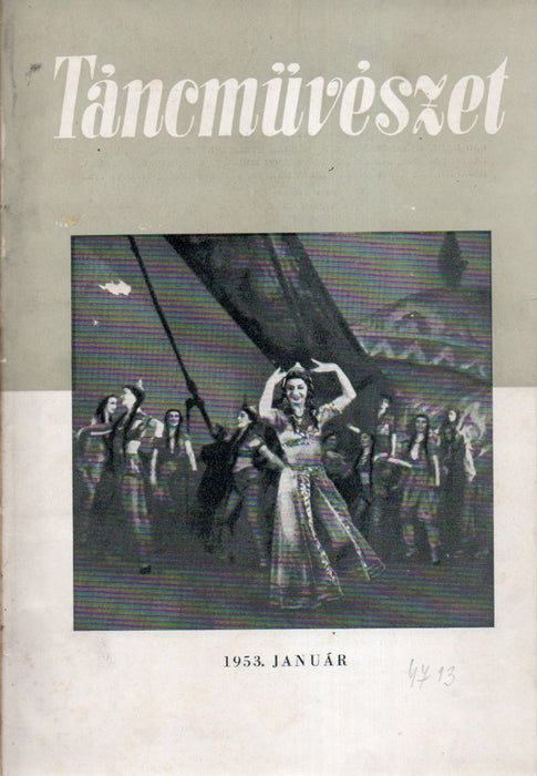Táncművészet III. évfolyam 1953