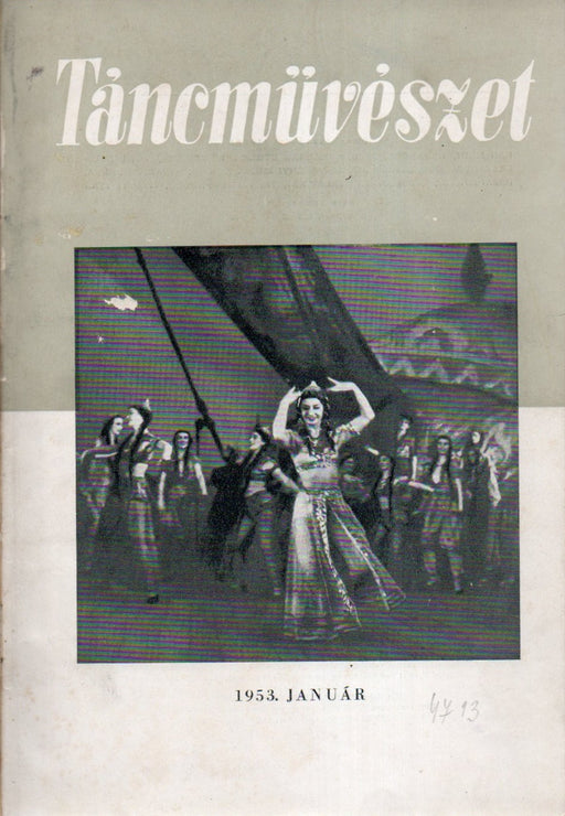 Táncművészet III. évfolyam 1953