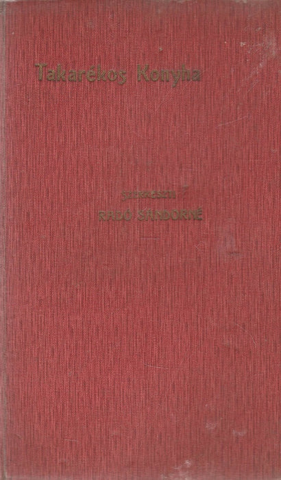 Takarékos konyha polgári családok részére