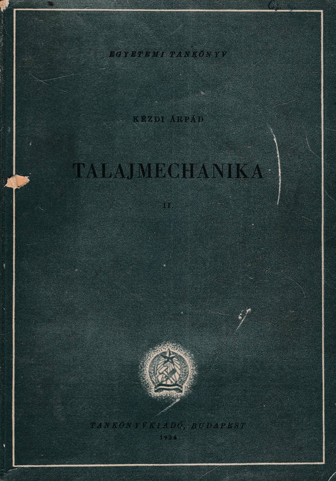 Talajmechanika II.