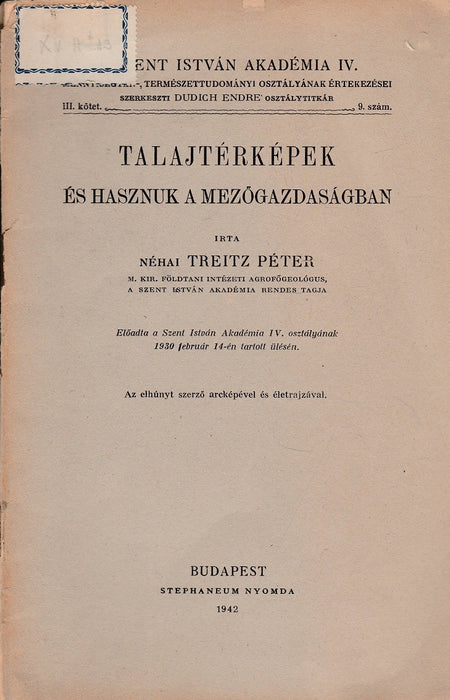 Talajtérképek és hasznuk a mezőgazdaságban