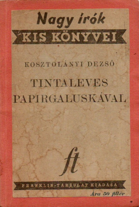 Tintaleves papírgaluskával