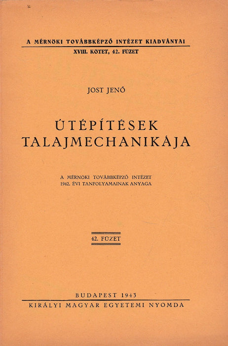 Útépítések talajmechanikája