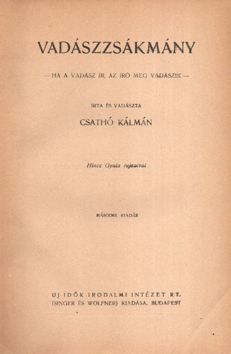 Vadászzsákmány