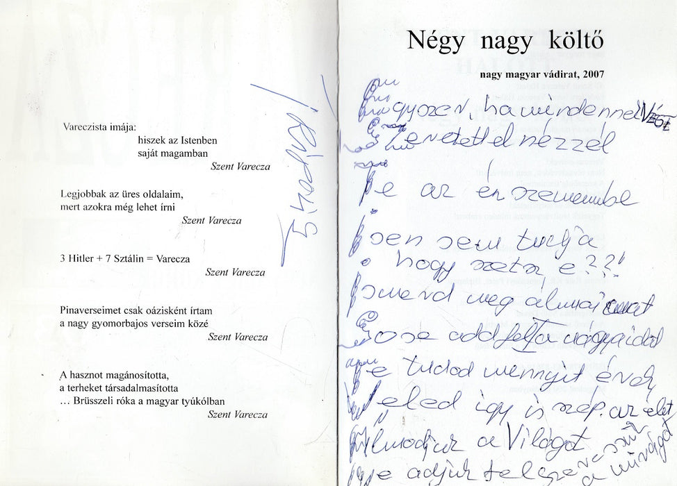 Irataim az emigráczióból III.