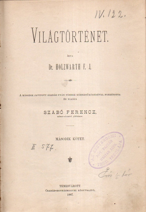 Világtörténet II.