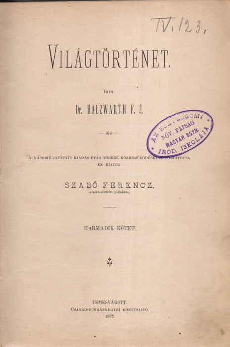Világtörténet III.