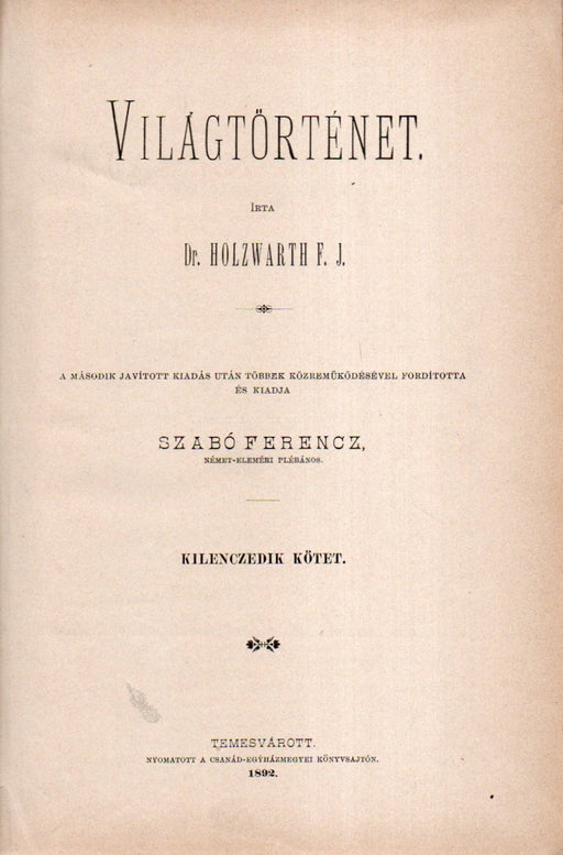 Világtörténet IX.