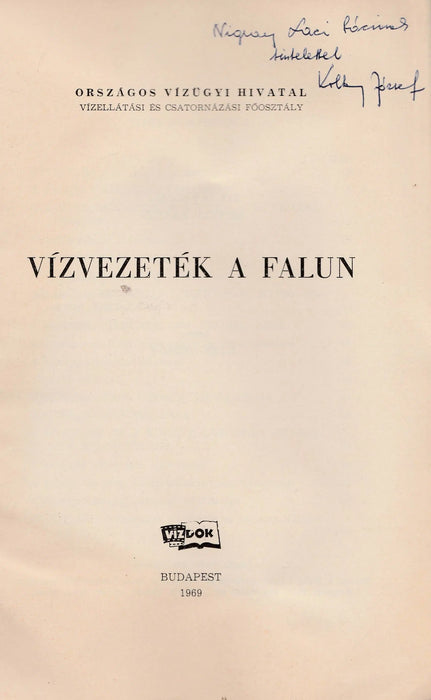 Vízvezeték a falun