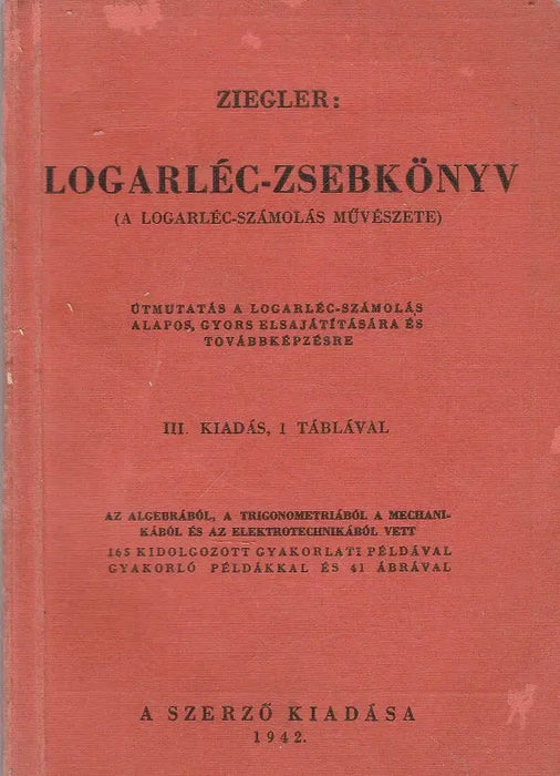 Logarléc-zsebkönyv