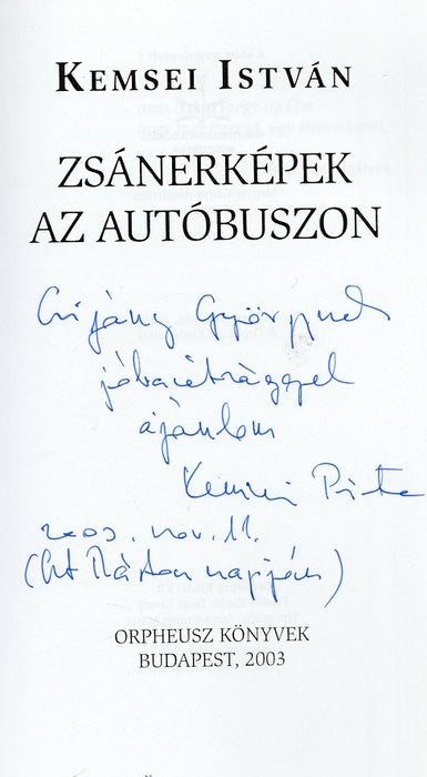 Zsánerképek az autóbuszon
