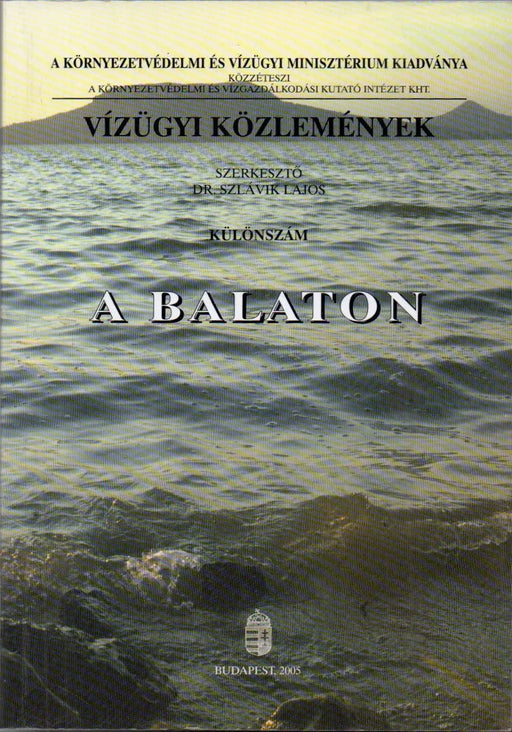 A Balaton - Vízügyi Közlemények különszám - Oskola Antikvárium