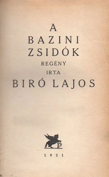 A bazini zsidók - Oskola Antikvárium