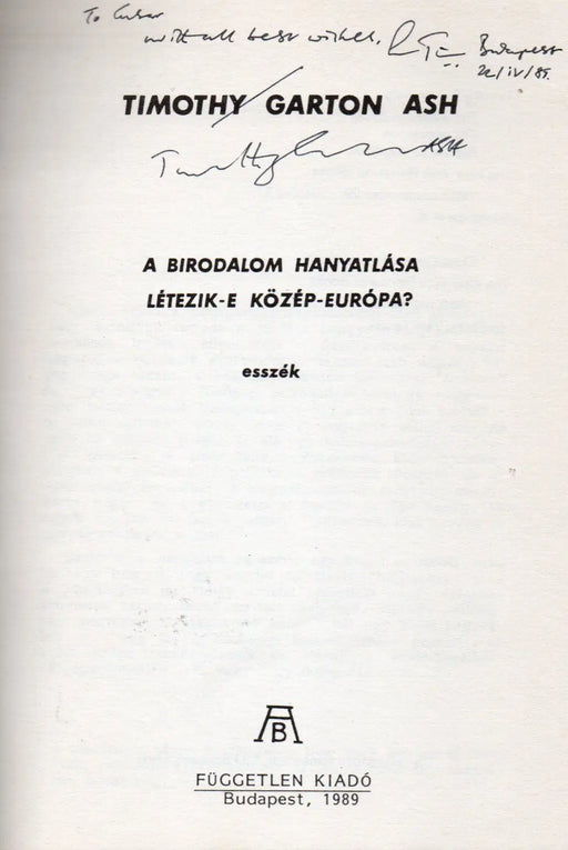 A birodalom hanyatlása - Oskola Antikvárium