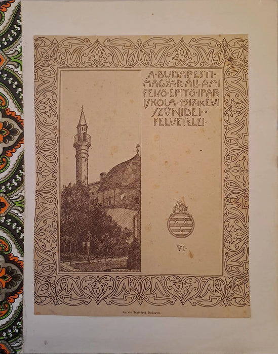 A budapesti Magyar Állami Felső Építő Ipariskola 1917 - ik évi szünidei felvételei - Oskola Antikvárium