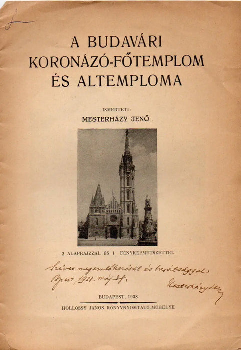 A budavári Koronázó - Főtemplom és altemploma - Oskola Antikvárium