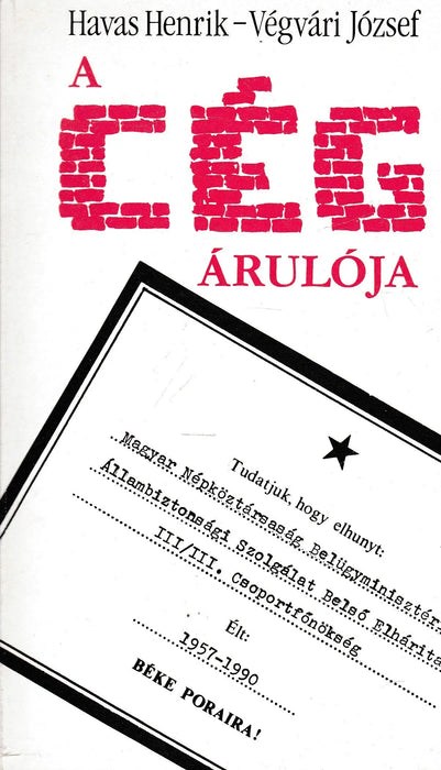 A cég árulója - Oskola Antikvárium