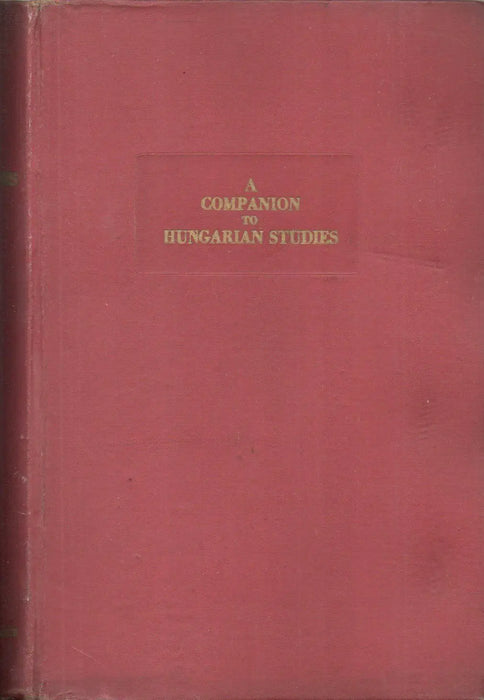 A Companion to Hungarian Studies - Oskola Antikvárium