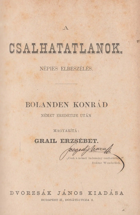 A csalhatatlanok - Oskola Antikvárium