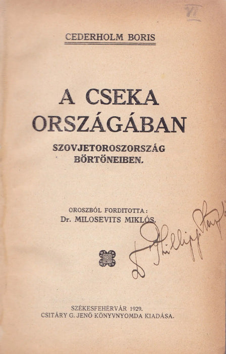 A Cseka országában - Oskola Antikvárium