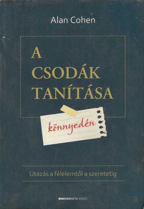 A csodák tanítása könnyedén - Oskola Antikvárium