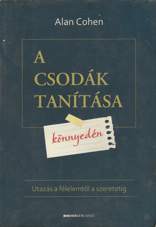 A csodák tanítása könnyedén - Oskola Antikvárium