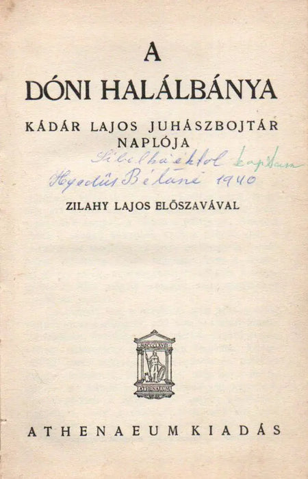 A dóni halálbánya - Oskola Antikvárium