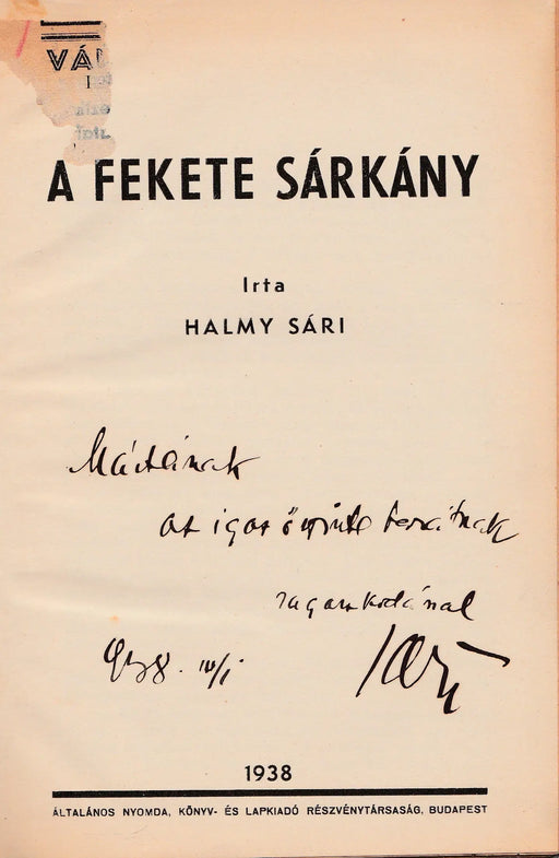 A fekete sárkány - Oskola Antikvárium