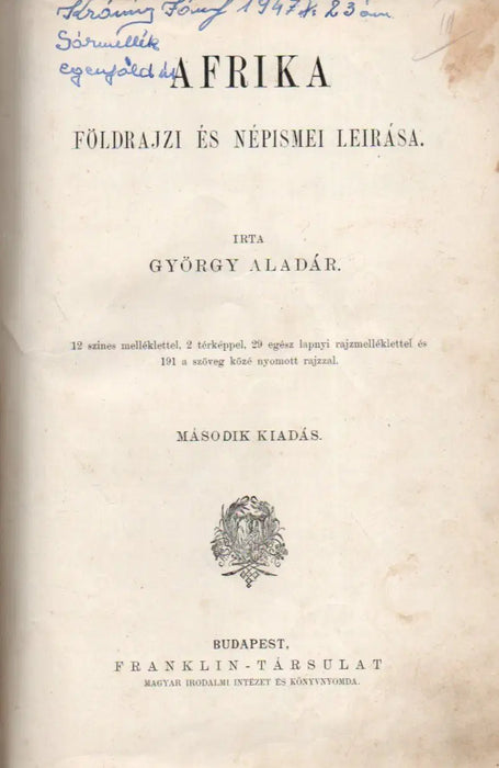 A Föld és népei II. - Oskola Antikvárium