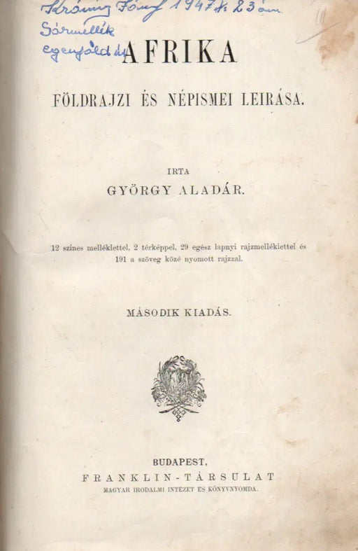 A Föld és népei II. - Oskola Antikvárium