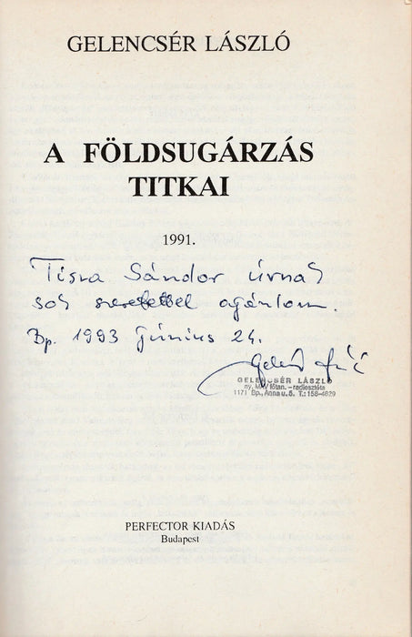 A földsugárzás titkai - Oskola Antikvárium