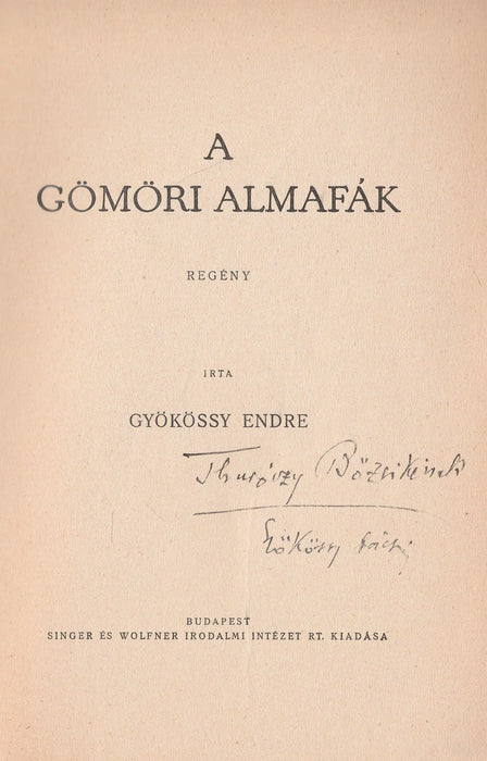A gömöri almafák - Oskola Antikvárium
