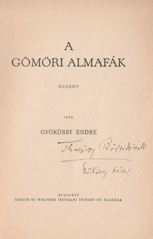 A gömöri almafák - Oskola Antikvárium