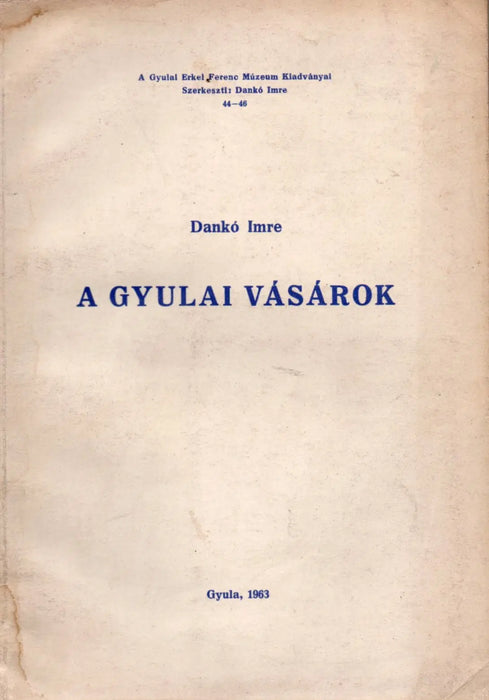 A gyulai vásárok - Oskola Antikvárium