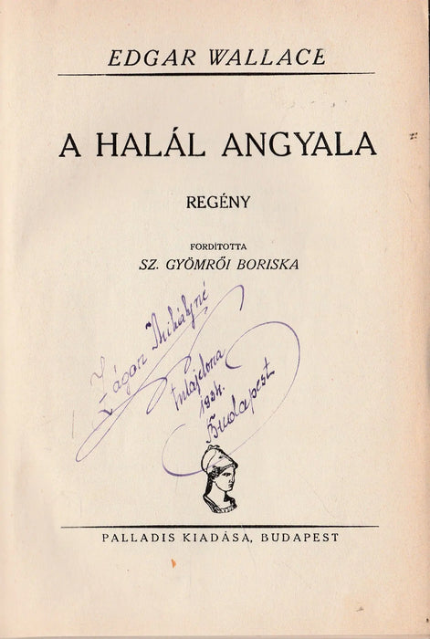 A halál angyala - Oskola Antikvárium