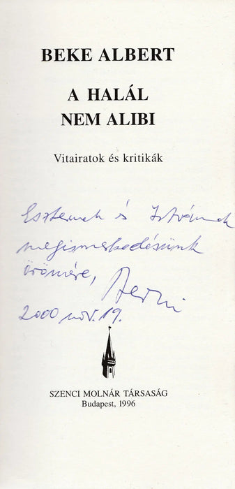 A halál nem alibi - Oskola Antikvárium