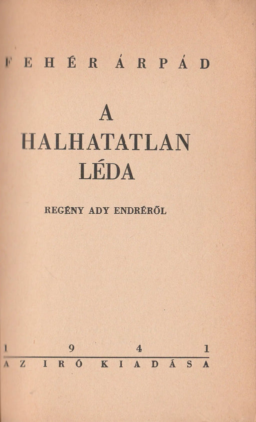 A halhatatlan Léda - Oskola Antikvárium