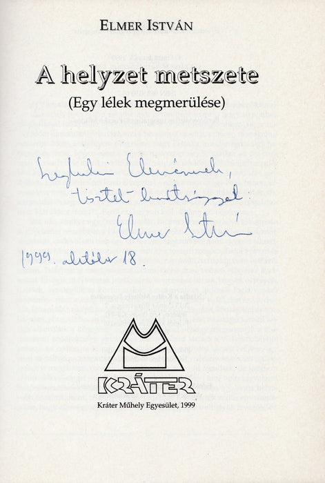 A helyzet metszete - Oskola Antikvárium